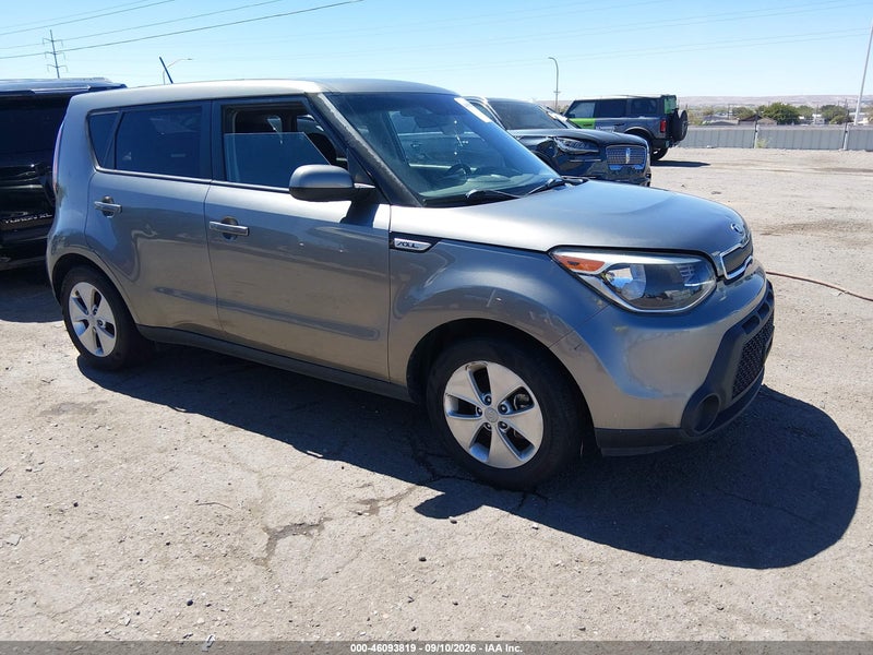 2016 Kia Soul Gray vin: KNDJN2A26G7256081