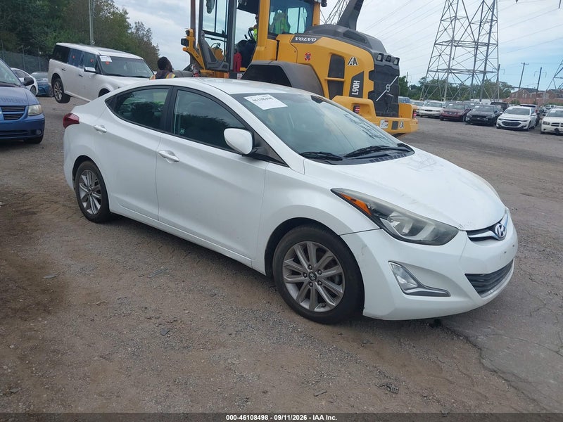 2016 Hyundai Elantra Se vin: 5NPDH4AE6GH684867