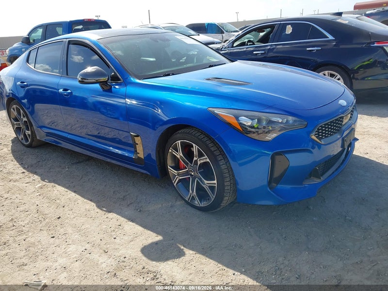 2019 Kia Stinger Gt1 Синий vin: KNAE45LC8K6055404