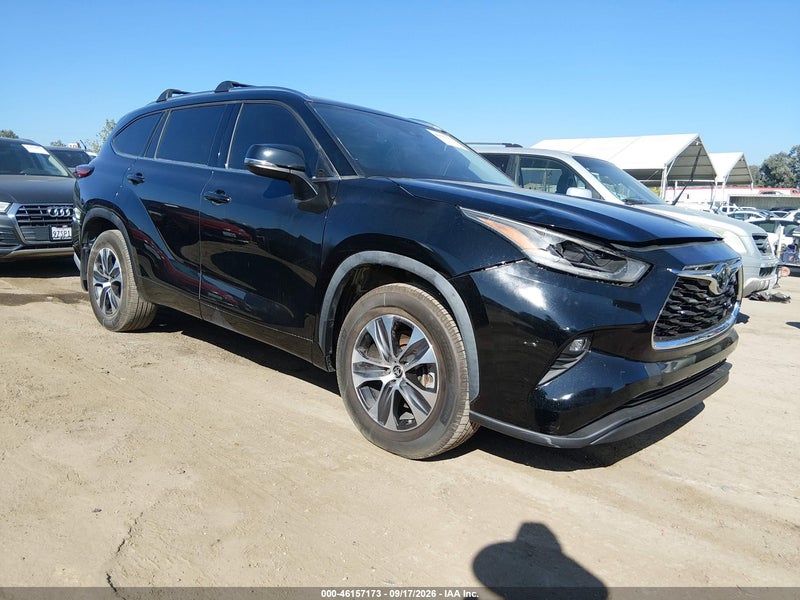 2021 Toyota Highlander Xle Black vin: 5TDHZRAHXMS047878