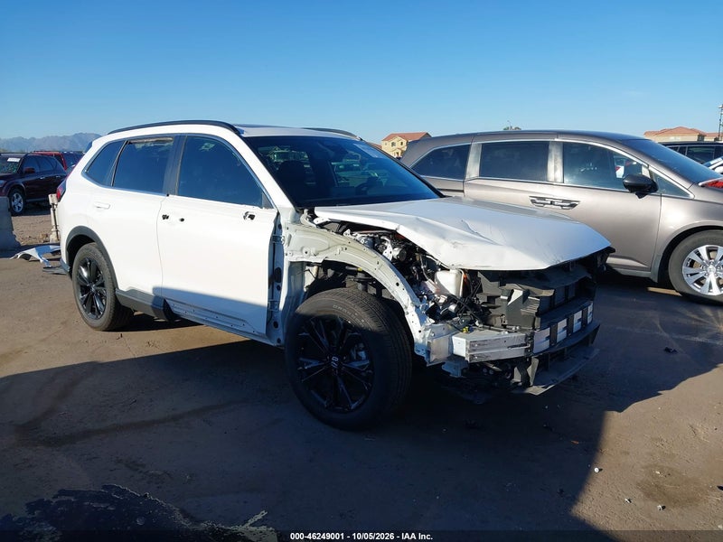2025 Honda Cr-v Hybrid Sport Touring Белый vin: 2HKRS6H96SH819947