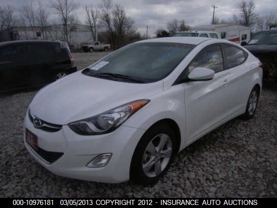2013 HYUNDAI ELANTRA GLS 5NPDH4AE1DH193148