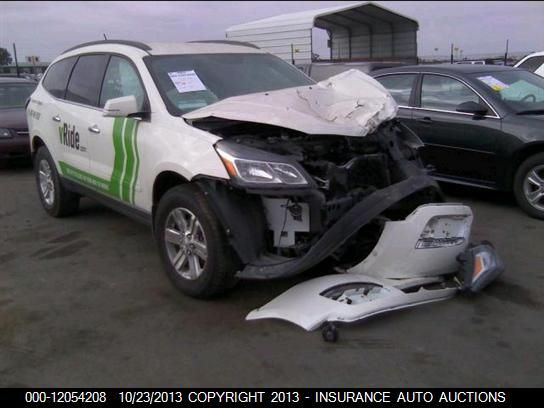 2013 CHEVROLET TRAVERSE LT 1GNKRGKD1DJ200450