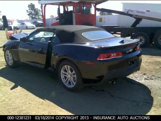 2014 CHEVROLET CAMARO LT 2G1FB3D3XE9121540