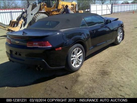 2014 CHEVROLET CAMARO LT 2G1FB3D3XE9121540