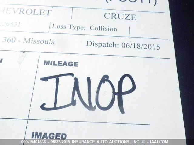 2014 CHEVROLET CRUZE 2LT 1G1PE5SB4E7226531