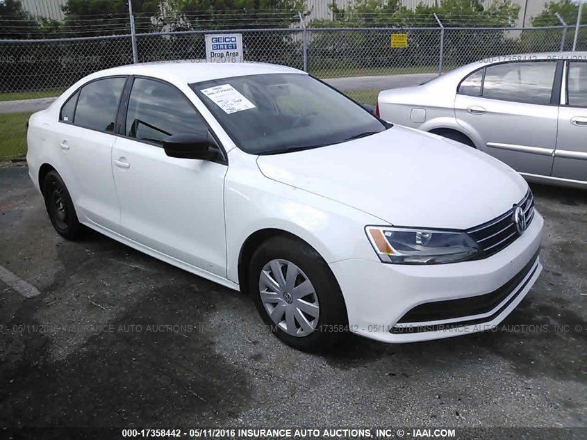 2015 VOLKSWAGEN JETTA S 3VW2K7AJXFM281200