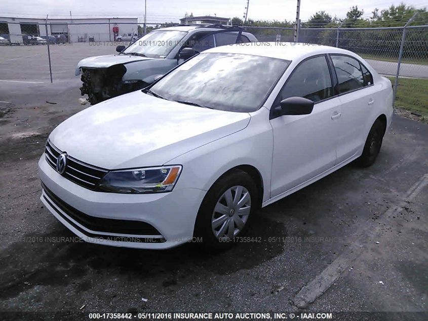 2015 VOLKSWAGEN JETTA S 3VW2K7AJXFM281200