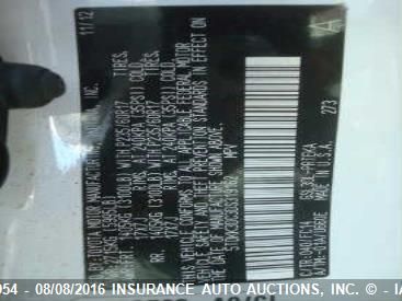 2013 TOYOTA SIENNA LE 5TDKK3DC3DS319162