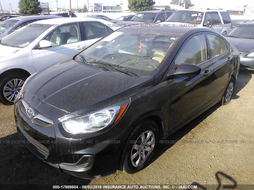 2013 HYUNDAI ACCENT GLS/GS KMHCT4AE1DU310397
