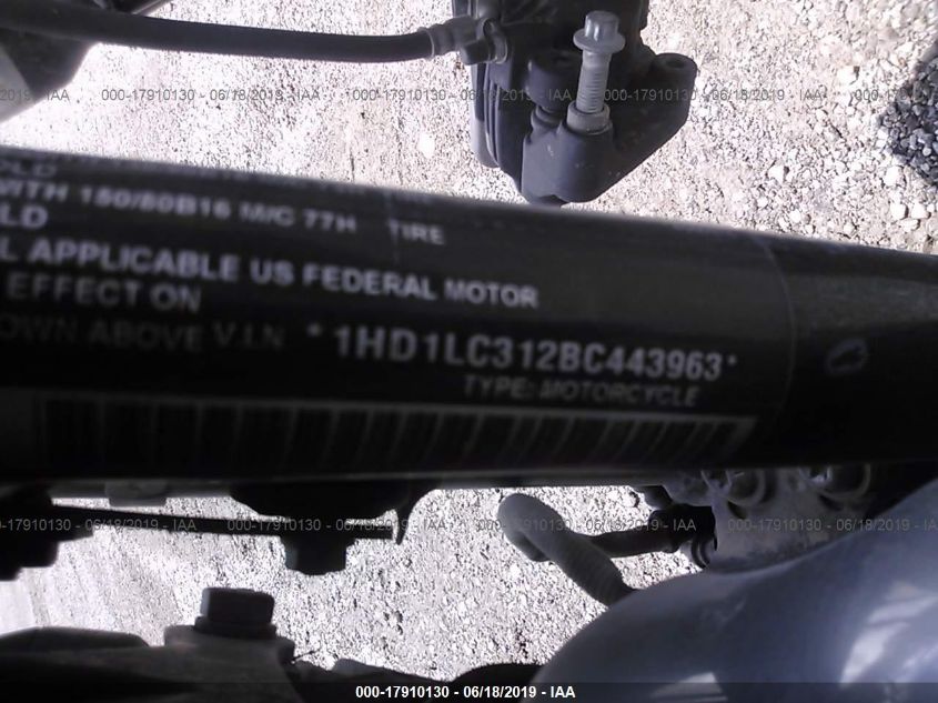 2011 HARLEY-DAVIDSON XL1200 X 1HD1LC312BC443963
