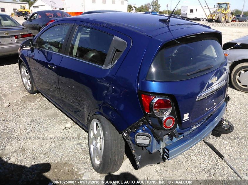 2013 CHEVROLET SONIC LTZ 1G1JE6SH4D4248349