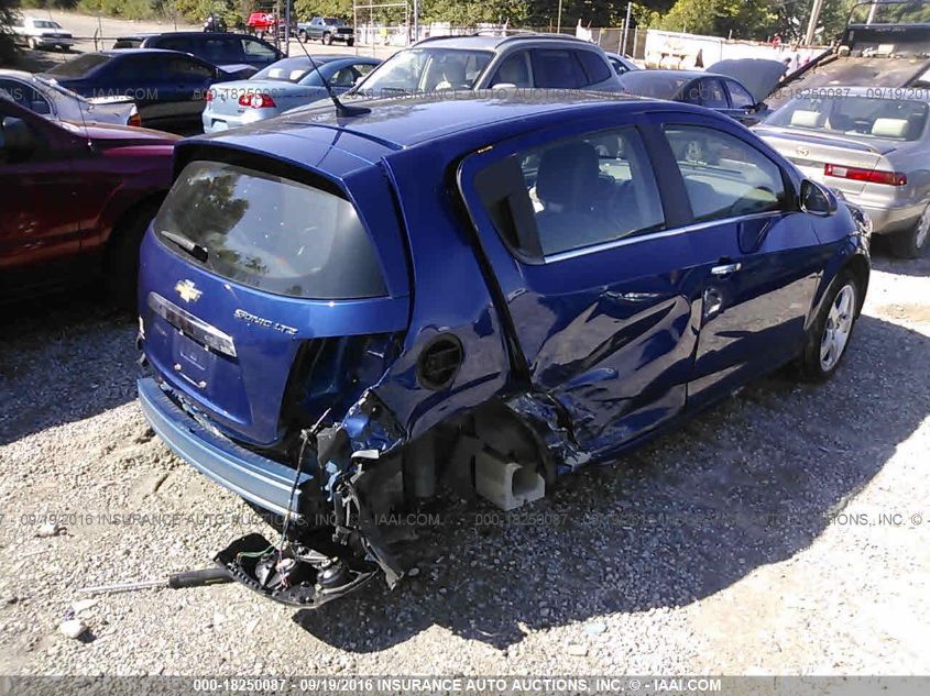 2013 CHEVROLET SONIC LTZ 1G1JE6SH4D4248349