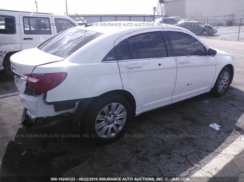 2014 CHRYSLER 200 LX 1C3CCBAB3EN142549