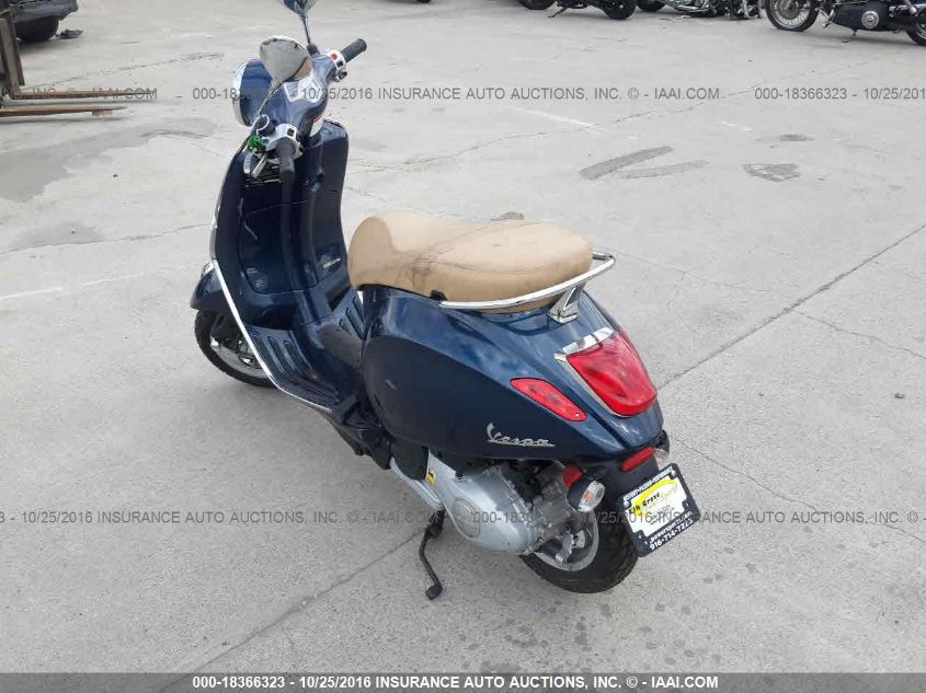 2016 VESPA SPRINT 150 3V ZAPM818G7G5102487