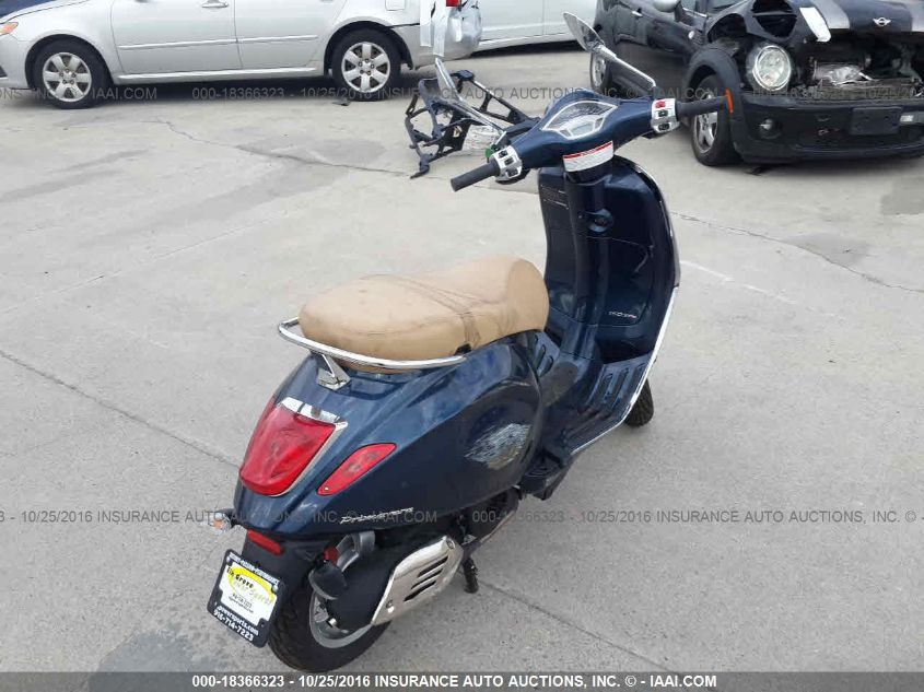 2016 VESPA SPRINT 150 3V ZAPM818G7G5102487