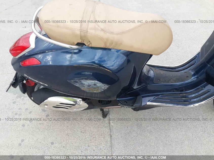 2016 VESPA SPRINT 150 3V ZAPM818G7G5102487