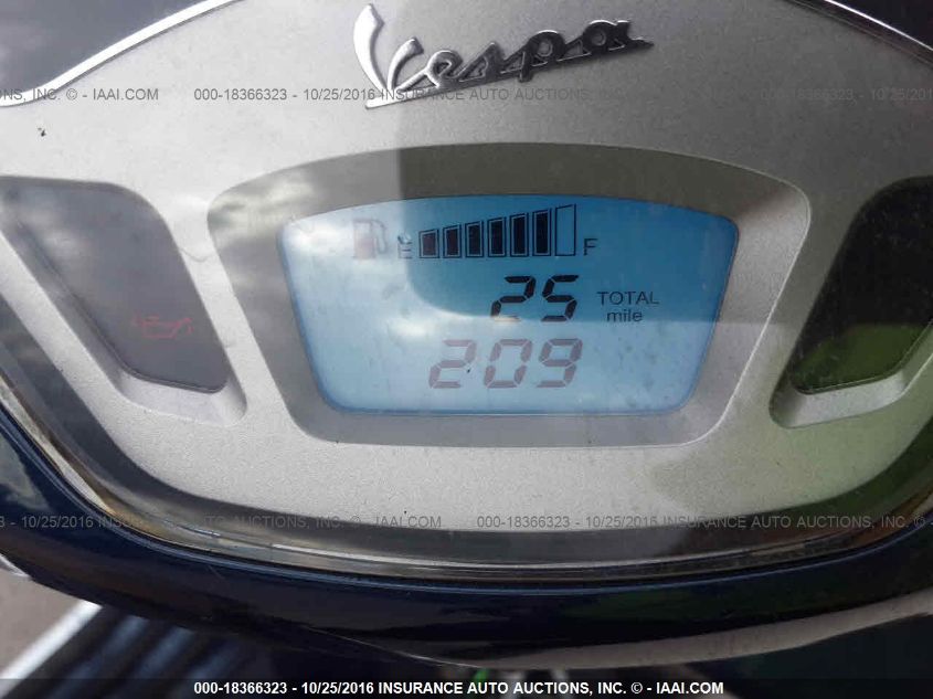 2016 VESPA SPRINT 150 3V ZAPM818G7G5102487