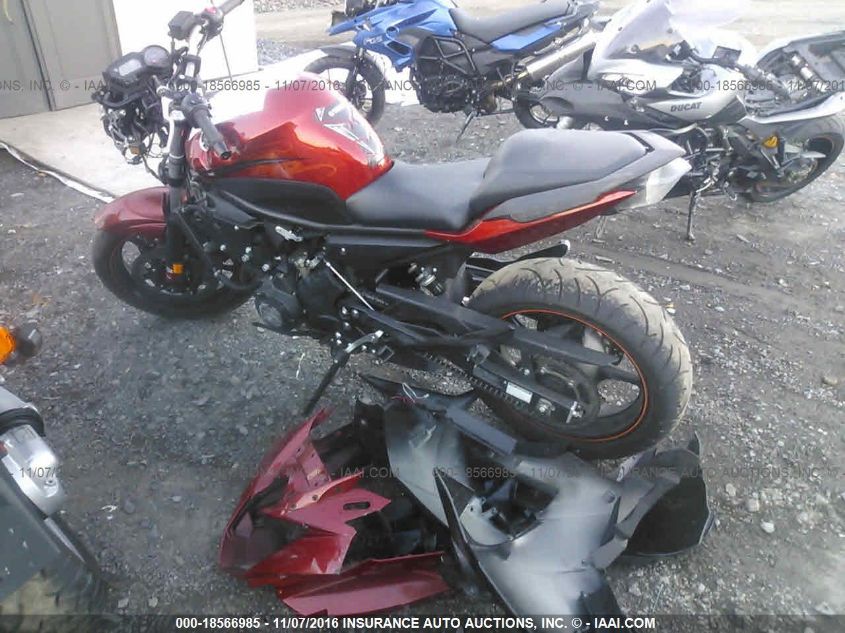 2011 YAMAHA FZ6 R JYARJ18E1BA007347