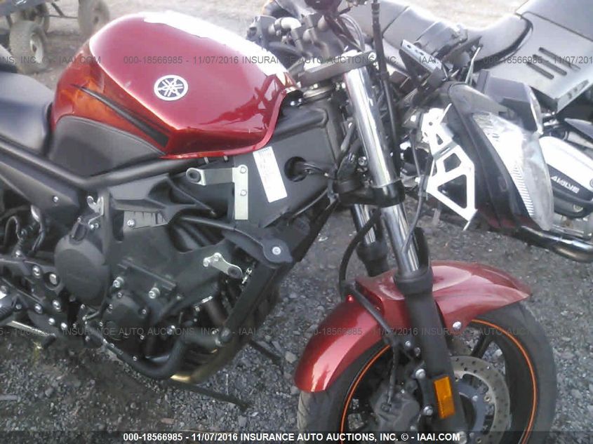 2011 YAMAHA FZ6 R JYARJ18E1BA007347