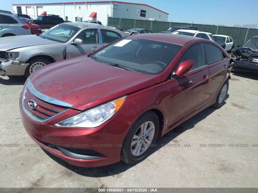 2014 HYUNDAI SONATA GLS 5NPEB4ACXEH835856