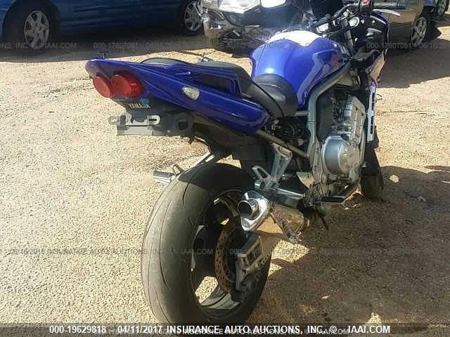 2001 YAMAHA FZS10 JYARN07E51A001758