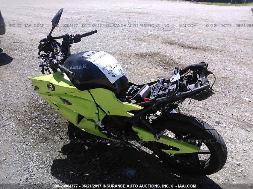 2012 KAWASAKI EX250 J JKAEXMJ18CDAB3634