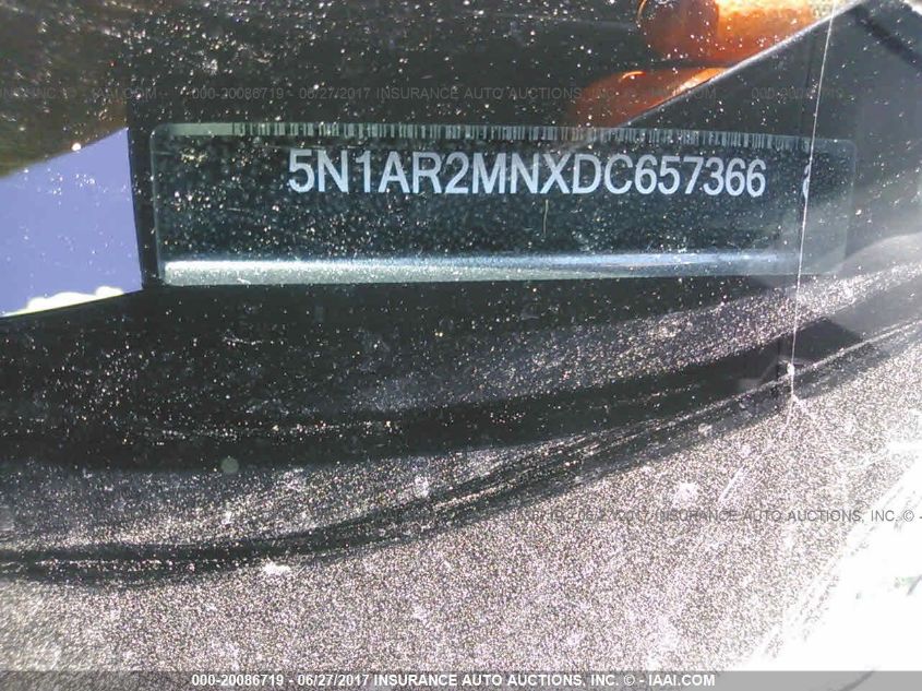 2013 NISSAN PATHFINDER S 5N1AR2MNXDC657366