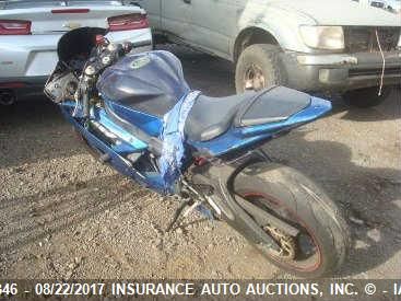 2007 YAMAHA YZFR6 L JYARJ12E67A022622