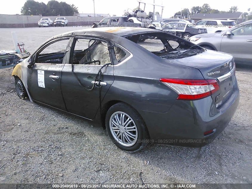 2014 NISSAN SENTRA S/SV/SR/SL 3N1AB7AP1EL615852