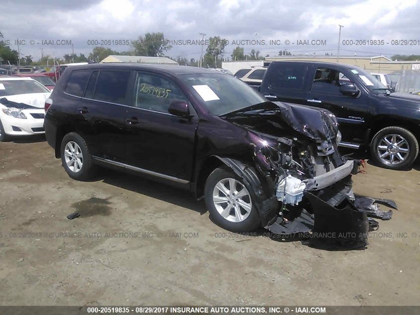 2013 TOYOTA HIGHLANDER PLUS 5TDZA3EH9DS045722