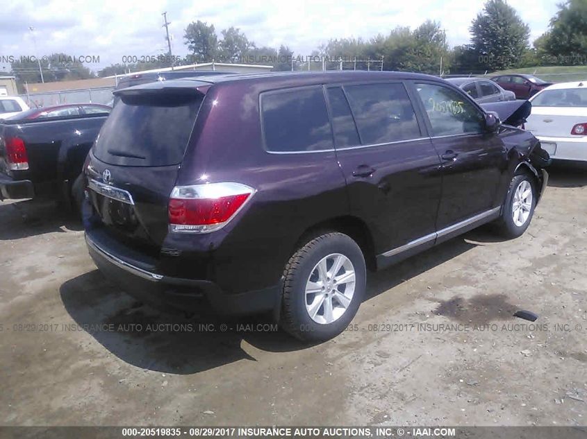 2013 TOYOTA HIGHLANDER PLUS 5TDZA3EH9DS045722