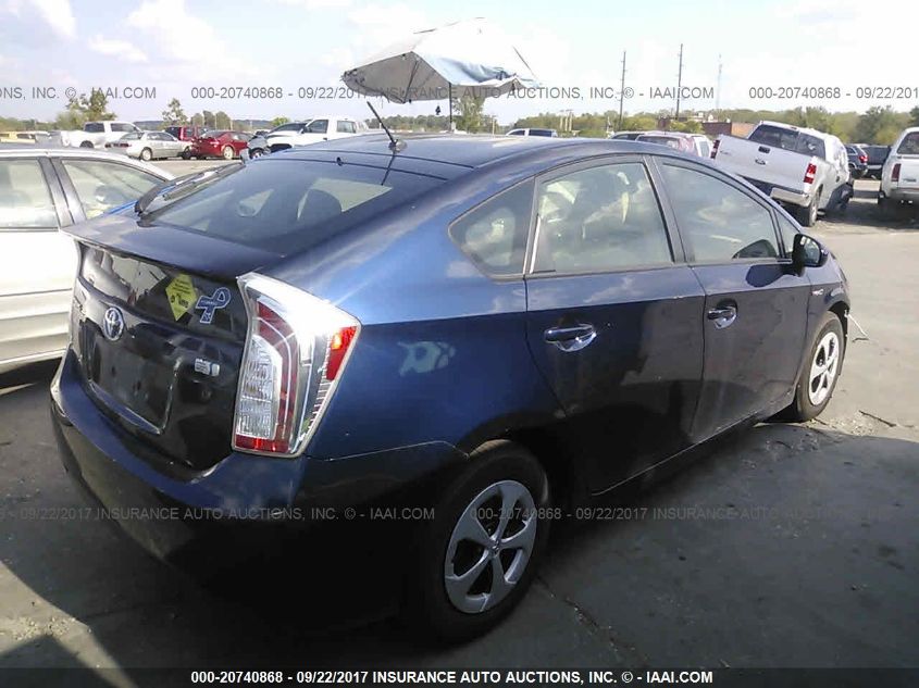 2014 TOYOTA PRIUS FOUR/FIVE/THREE/ONE/TWO JTDKN3DUXE1759751
