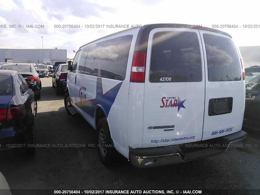 2015 CHEVROLET EXPRESS G2500 LT 1GBWGRFF8F1283941