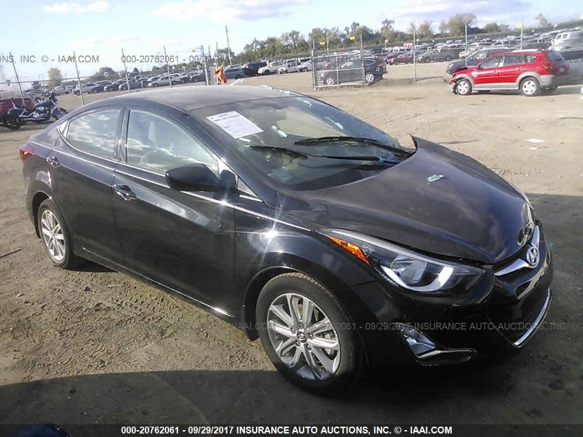 2016 HYUNDAI ELANTRA LIMITED/SE/VALUE EDITION 5NPDH4AE8GH652664