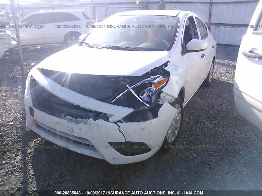 2017 NISSAN VERSA 1.6 S+ 3N1CN7AP2HL837790