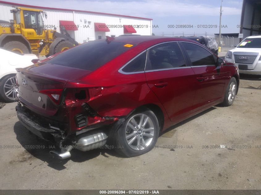 2015 HYUNDAI SONATA 2.4L SE 5NPE24AF7FH145638