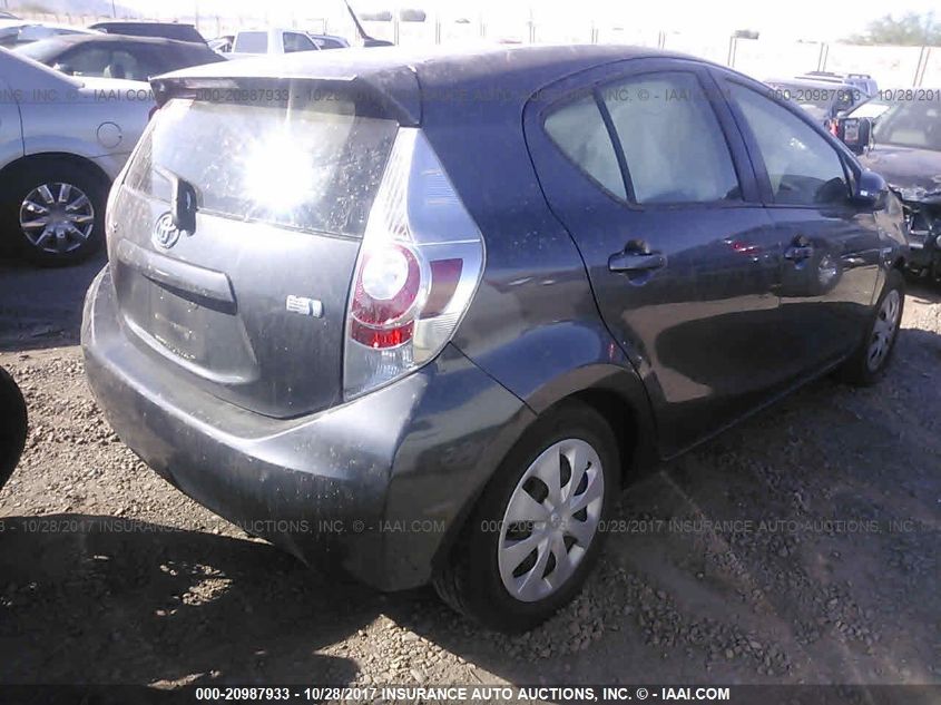 2013 TOYOTA PRIUS C JTDKDTB30D1554452