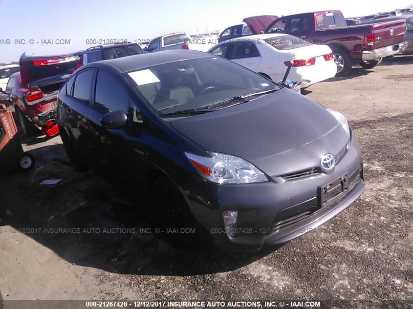 2014 TOYOTA PRIUS FOUR/FIVE/THREE/ONE/TWO JTDKN3DU9E0375756