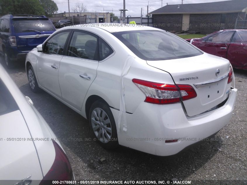 2014 NISSAN SENTRA S/SV/SR/SL 3N1AB7AP5EL665461