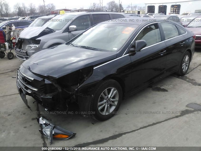 2015 HYUNDAI SONATA 2.4L SE 5NPE24AF1FH120993