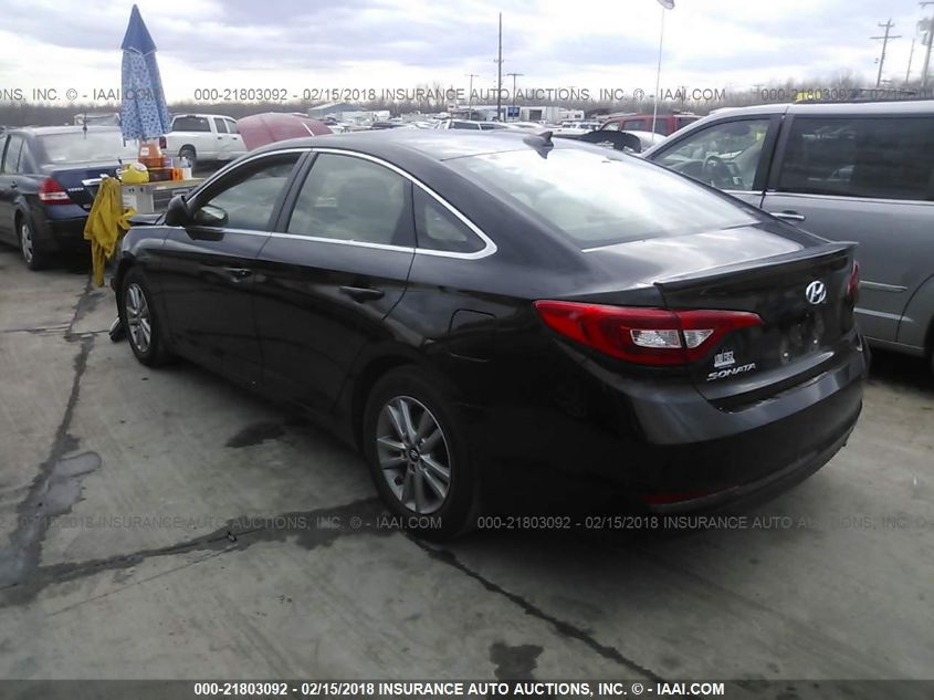 2015 HYUNDAI SONATA 2.4L SE 5NPE24AF1FH120993