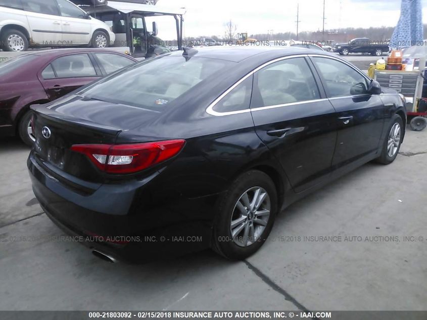 2015 HYUNDAI SONATA 2.4L SE 5NPE24AF1FH120993