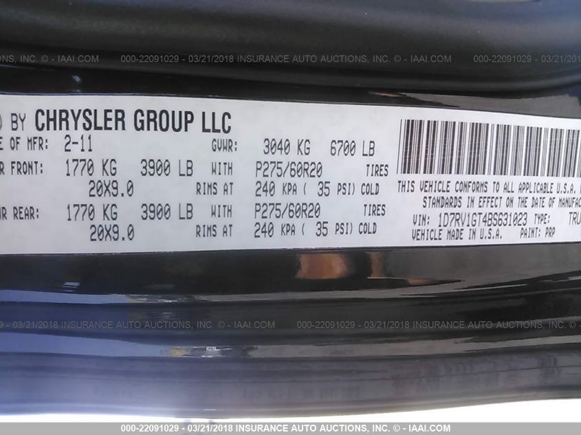 2014 RAM 2500 LARAMIE 3C6TR5NT6EG165211