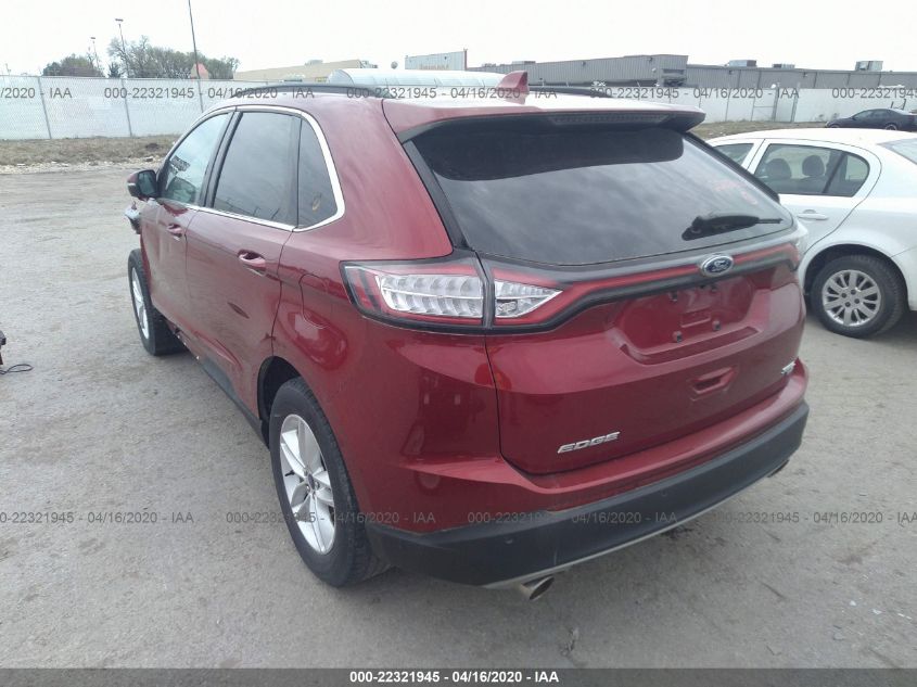 2015 FORD EDGE SEL 2FMTK4J89FBB35029