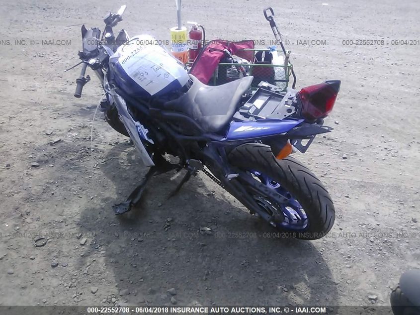 2015 YAMAHA YZFR3 MH3RH06Y6FK003318