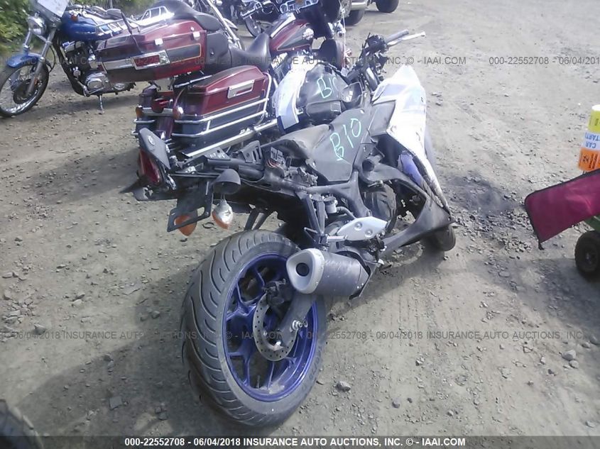 2015 YAMAHA YZFR3 MH3RH06Y6FK003318