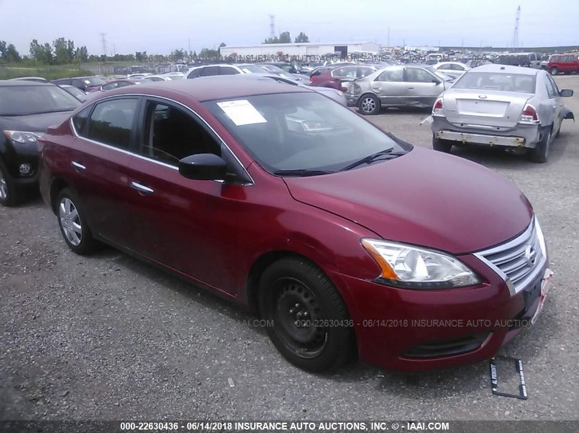 2013 NISSAN SENTRA S 3N1AB7AP4DL674618