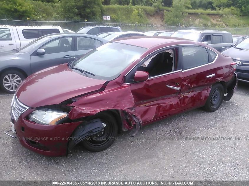 2013 NISSAN SENTRA S 3N1AB7AP4DL674618
