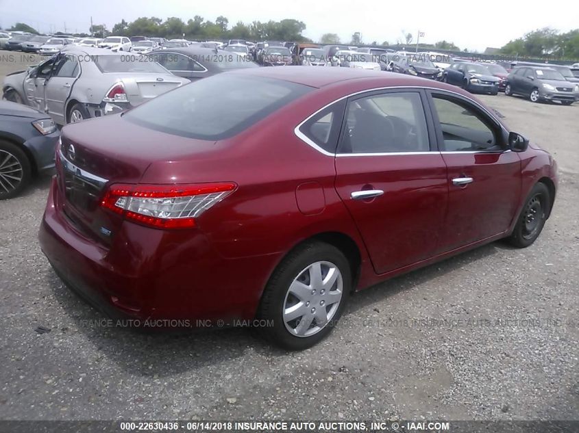 2013 NISSAN SENTRA S 3N1AB7AP4DL674618